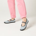 스코노(SKONO) 프렌치 로제 캔버스 메리제인 / 라일락 블루 - 사이즈 & 후기 | 무신사