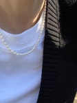 베흐트(VERTE) Un.silver.34 / fresh-water pearl necklace ver.03 - 55,000 | 무신사 스토어