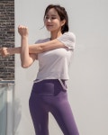 러브유어바디(LOVEYOURBODY) 나일론 밴드 디테일 반팔 티셔츠(페일핑크) - 43,800 | 무신사 스토어