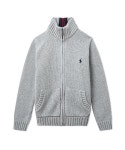 폴로 랄프 로렌 칠드런(POLO RALPH LAUREN CHILDREN) 남아 4-7세 코튼 풀 지퍼 스웨터 - 그레이 - 사이즈 & 후기 | 무신사
