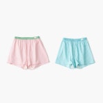 네파(NEPA) 7IBO109 여성 체크솔리드 트렁크팬티 2PACK - 사이즈 & 후기 | 무신사
