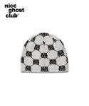 나이스고스트클럽(NICE GHOST CLUB) 구미 베어 모노그램 비니_화이트(NG2CFUAB24A) - 27,300 | 무신사 스토어