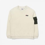 휠라 키즈(FILA KIDS) 우븐 포켓 맨투맨(FK2POE3109XCRM) - 45,000 | 무신사 스토어