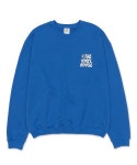 더바이닐하우스(THEVINYLHOUSE) LOGO SWEATSHIRT BLUE - 48,300 | 무신사 스토어