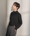 베이직하우스(BASIC HOUSE) [UNI]사카리바하프터틀넥티셔츠 블랙 LWTS7102 - 17,900 | 무신사 스토어
