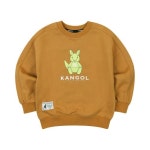 캉골키즈(KANGOL KIDS) 캥거루 토이 로고 스웨트셔츠 OC 0011 베이지/AOCCRT00110BE - 사이즈 & 후기 | 무신사