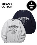 트릴리온(TRILLION) [패키지] 스튜디오 아치 오버핏 맨투맨 2PACK (NAVY/MELANGE) - 49,800 | 무신사 스토어