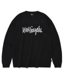 와릿이즌(WHATITISNT) SIGN LOGO LONG SLEEVE BLACK - 20,250 | 무신사 스토어