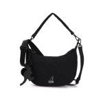 머스트잇(MUSTIT) - 캉골 KANGOL 퀼트 라운드 크로스백 3219 BLACK Quilt Round Cross Bag 블랙