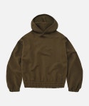 프리즘웍스(FRIZMWORKS) BANDING SNAP HOODY _ BROWN - 사이즈 & 후기 | 무신사