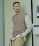 러기드하우스(RUGGED HOUSE) 페이퍼스트 니트 베스트 모카 - 18,000 | 무신사 스토어