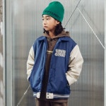 비아셉템버(VIASEPTEMBER) 베이스볼 패디드 점퍼 (blue) - 사이즈 & 후기 | 무신사