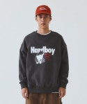 앱놀머씽(ABNORMALTHING) HBC22 CREWNECK (CHARCOAL) - 49,000 | 무신사 스토어