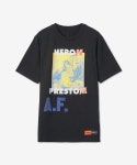 헤론 프레스톤(HERON PRESTON) 남성 OS A.F. 어써라이즈드 반소매 티셔츠 - 블랙:레몬 / HMAA026S22JER0041015 - 사이즈 & 후기 | 무신사