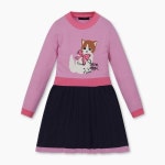베네통키즈(BENETTONKIDS) 캣 포인트 니트 원피스_QAOP13241VO - 사이즈 & 후기 | 무신사