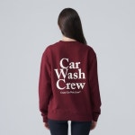 크레이지 카 워시 크루(CRAZY CAR WASH CREW) 카 워시 크루 스웨트셔츠 버건디 - 79,000 | 무신사 스토어