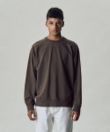 랩12(LAB12) 22F/W 미드웨이트 레글런 스웨트셔츠 (브라운) - 65,500 | 무신사 스토어