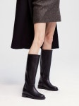 코모레비뮤지엄(KOMOREBI MUSEUM) 핸드메이드 와이드 클래식 롱 부츠 ｜ Black (블랙) - 사이즈 & 후기 | 무신사