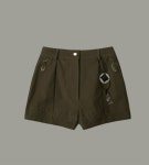 145오피스(145OFFICE) embroidery pants - khaki - 사이즈 & 후기 | 무신사