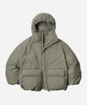 프리즘웍스(FRIZMWORKS) HOODED PUFFER DOWN PARKA 002 _ TAUPE - 사이즈 & 후기 | 무신사