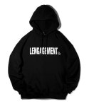 랑가주망(LENGAGEMENT) 스토리 로고 후드티 [블랙-화이트] - 38,000 | 무신사 스토어