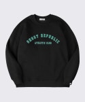 고스트리퍼블릭(GHOST REPUBLIC) 에슬레틱 클럽 오버핏 맨투맨 블랙 GMT-1116 - 사이즈 & 후기 | 무신사