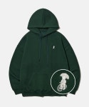 테이크이지(TAKEASY) 스몰 라쿠 오버 후드(그린) - 48,300 | 무신사 스토어