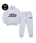 지프키즈(JEEPKIDS) 빅지프 반넥 맨투맨 셋업_MW_ - 109,000 | 무신사 스토어
