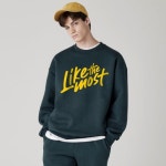 라이크더모스트(LIKE THE MOST) 심플 레터링 맨투맨 M00014 - 32,900 | 무신사 스토어