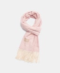 할렌(HALDEN) stripe blanket muffler (M009_pink) - 31,500 | 무신사 스토어