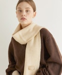 할렌(HALDEN) knit cashmere muffler (M013_ivory) - 33,500 | 무신사 스토어