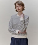 38컴온커먼(38COMEONCOMMON) Cozy Stripe Sweat Shirts (Ivory) - 52,500 | 무신사 스토어