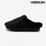 호보켄(HOBOKEN) 룸 슈즈 털 슬리퍼 H2215_BLACK - 사이즈 & 후기 | 무신사