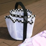 제이커스(JKUSS) 체커보드 7포켓 꽃가방 화이트 019B - 사이즈 & 후기 | 무신사