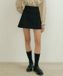 모어댄라이크(MORE THAN LIKE) A LINE WOOL SKIRT - BLACK - 사이즈 & 후기 | 무신사