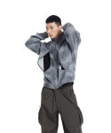 아트 오브 필드(ART OF FIELD) CURVED ZIPPER HOOD ZIP-UP - BLUE - 사이즈 & 후기 | 무신사