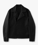 라퍼지스토어(LAFUDGESTORE) 버프워시 버핑레더 라이더 자켓_Washing Black - 79,800 | 무신사 스토어