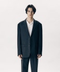 킨록 바이 킨록앤더슨(KINLOCH BY KINLOCH ANDERSON) T/R 오버사이즈 블레이저 자켓 (블랙) - 233,100 | 무신사 스토어