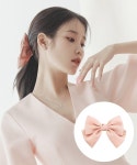 제이에스티나(JESTINA) LALA J 리본 헤어핀 - 핑크 (JALJHP3BS804FA000) - 39,200 | 무신사 스토어