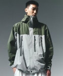 트래블(TRAVEL) 3 레이어 써밋 컬러 블록 윈드 브레이커 올리브 카키 - 89,900 | 무신사 스토어