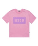 엠에스지엠키즈(MSGMKIDS) 기본 스퀘어 로고 티셔츠 - 핑크 - 70,200 | 무신사 스토어