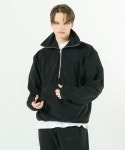 바쥬비쥬(BAJOO BIJOO) FLEECE HALF ZIP-UP [2 COLOR] - 사이즈 & 후기 | 무신사