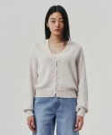 스티븐 알란(STEVEN ALAN) 페이퍼얀 가디건 W (ECRU) - 189,000 | 무신사 스토어