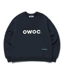 오더블유오씨(OWOC) 로고 스웻셔츠(NAVY) - 사이즈 & 후기 | 무신사