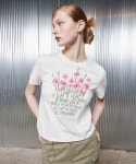 라티젠(LARTIGENT) L2 GRASS FLOWER T-SHIRT(WHITE) - 31,200 | 무신사 스토어