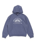 헬로 선라이즈(HELLO SUNRISE) HS Arch Logo Hoodie (Vintage Blue) - 사이즈 & 후기 | 무신사