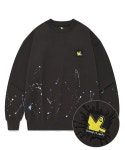 와릿이즌(WHATITISNT) 엔젤 페인팅 맨투맨 다크 그레이 - 89,000 | 무신사 스토어
