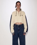 레스트앤레크레이션(REST&RECREATION) RR HALF ZIP-UP CROP KNIT TOP IVORY - 사이즈 & 후기 | 무신사