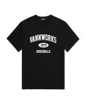 밴웍스(VANNWORKS) 아치 오리지널 반팔 티셔츠 (VS0021) 블랙_화이트 - 사이즈 & 후기 | 무신사