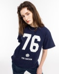 센토르(CENTAUR.KR) CENTAUR 76 SHORT SLEEVED T-SHIRTS_NAVY - 사이즈 & 후기 | 무신사